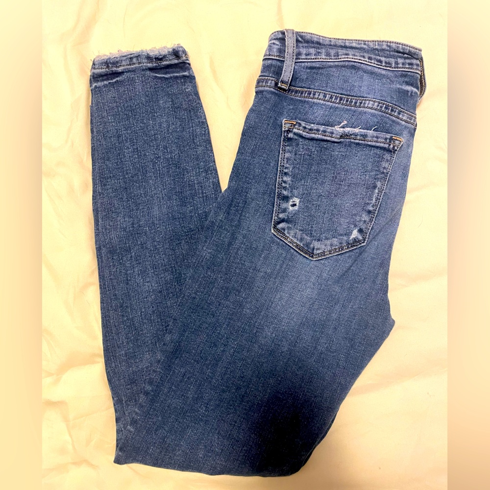 Flying Monkey distressed skinny jeans